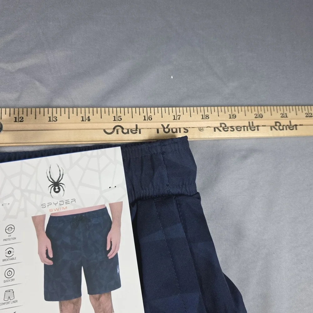 Spyder Men's Swim Shorts, Dark Blue, Size L NWT